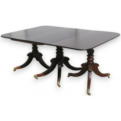  Table Regency, 3 pilastres. sur  Moinat SA  - Antiquités décoration