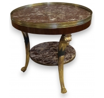 Empire occasional table, bronz