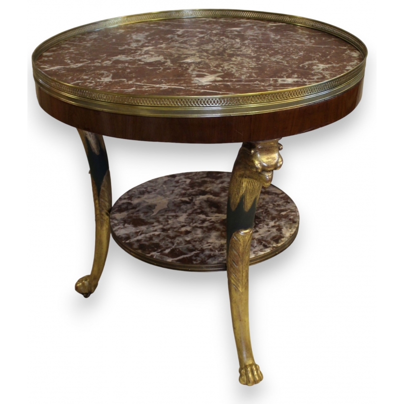 Empire occasional table, bronz