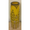  Vase de bohème, cristal taillé jaune avec overlay sur  Moinat SA  - Antiquités décoration