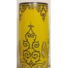  Vase de bohème, cristal taillé jaune avec overlay sur  Moinat SA  - Antiquités décoration