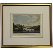 Gravure "View of DARTMOUTH CASTLE" EASTGATE