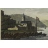 Stich „View of DARTMOUTH CASTLE“ EASTGATE bei Moinat SA – Antiquitäten und Dekoration – Stiche, Lithografien