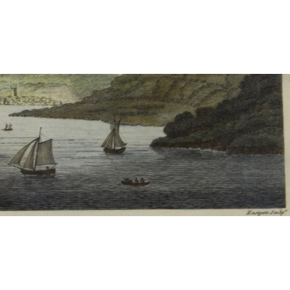 Stich „View of DARTMOUTH CASTLE“ EASTGATE bei Moinat SA – Antiquitäten und Dekoration – Stiche, Lithografien