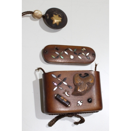 Japanese boxwood tabako from the Meiji period at Moinat SA – Antiques and decorative items