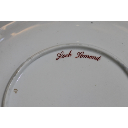 Assiette en porcelaine \"Loch Lomond\"