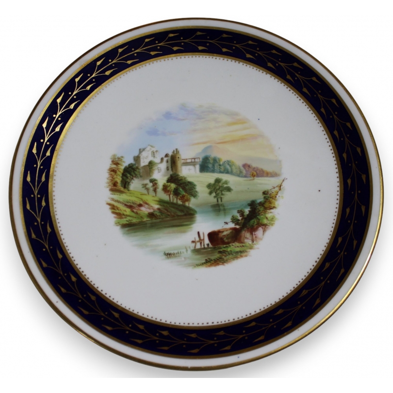 Assiette en porcelaine \"Doune Castle\"