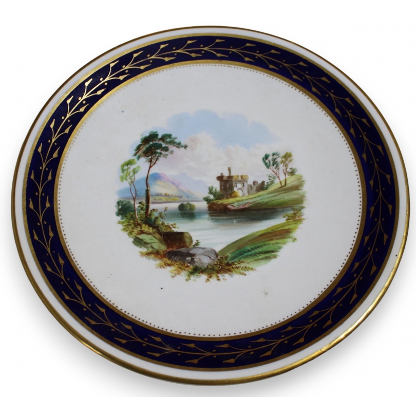 Assiette en porcelaine \"Uhquart Castle\"