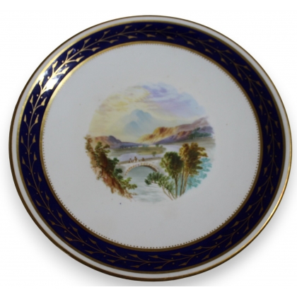 Assiette en porcelaine \"Calander Bridge\"