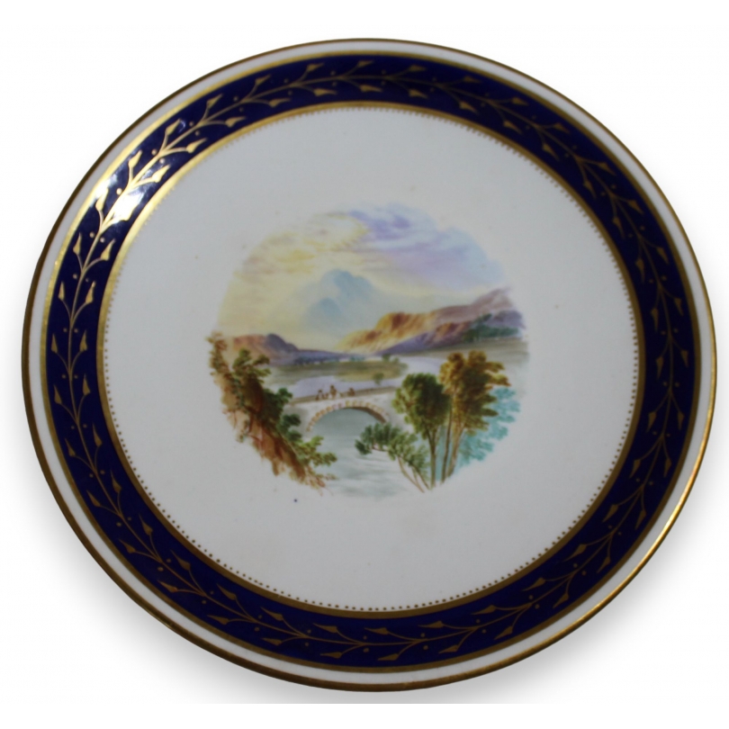 Assiette en porcelaine \"Calander Bridge\"