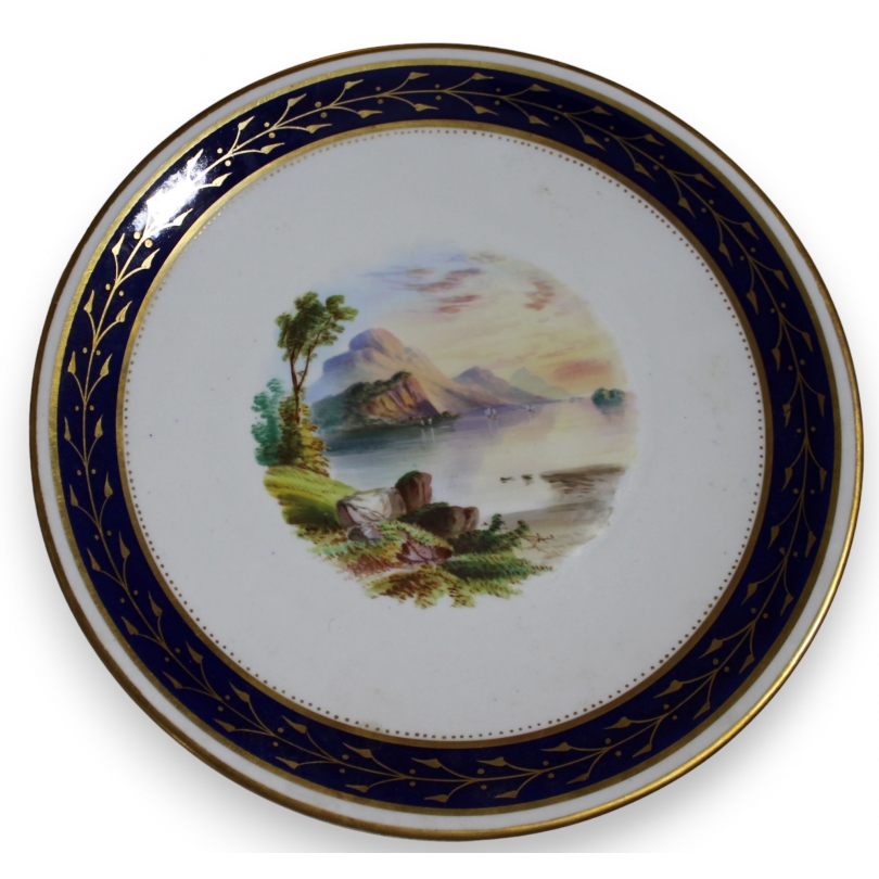 Assiette en porcelaine "Loch Venacher"