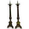 Pair of brass candlesticks by Moinat SA – Antiques and home décor