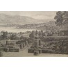 Radierung „Blick auf den Genfer See“ von MALGO  bei Moinat SA  – Antiquitäten und Dekoration –  Radierungen, Lithografien