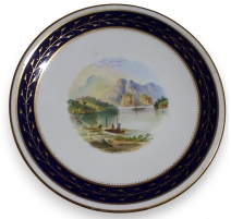 Assiette en porcelaine "Loch Katrine"