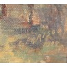 Tableau \"Tour de Marsens\" signé C. PARISOD