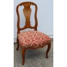 Suite de 4 chaises bernoises \"Zungenstuhl\"