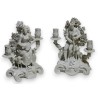 Pair of Chelsea porcelain candlesticks from Moinat SA – Antiques and home décor