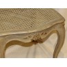 A pair of lacquered and cane-seated Louis XV chairs. Available from  Moinat SA  - Antiques and home décor