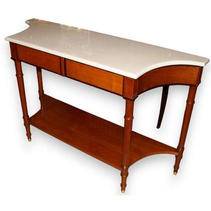 Directoire-style sideboard with white marble top by  Moinat SA  - Antiques and home décor