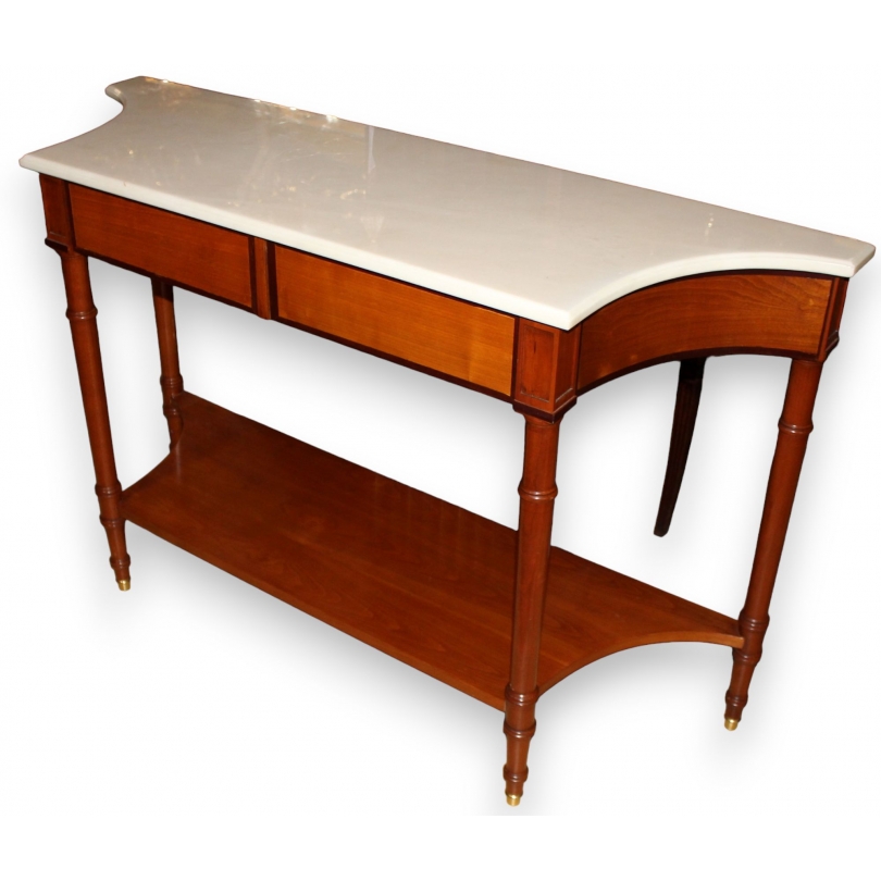 Directoire-style sideboard with white marble top by  Moinat SA  - Antiques and home décor