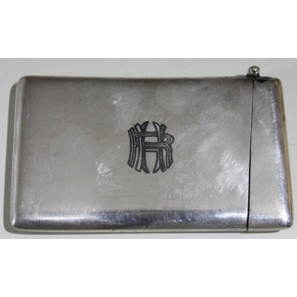  Boite à cartes de visite en argent gravée "Nil" sur  Moinat SA  - Antiquités décoration