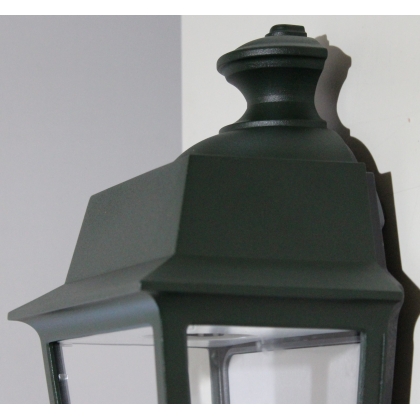  Applique "Place des Vosges" en aluminium vert sur  Moinat SA  - Antiquités décoration