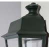  Applique "Place des Vosges" en aluminium vert sur  Moinat SA  - Antiquités décoration