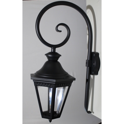  Lanterne à potence "Victoria" en aluminium noir sur  Moinat SA  - Antiquités décoration