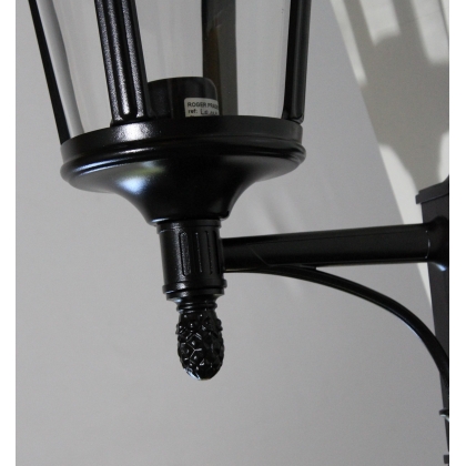 "Louvre" gallows lantern in black aluminium at  Moinat SA  - Antiques and home décor