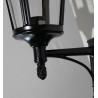 "Louvre" gallows lantern in black aluminium at  Moinat SA  - Antiques and home décor