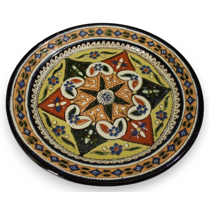 Plat en faïence de Thoune \"Etoile\"