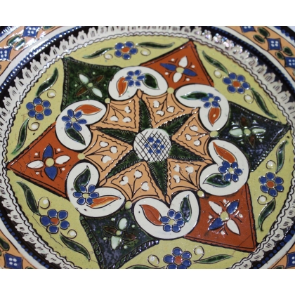 Plat en faïence de Thoune \"Etoile\"