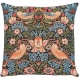 Coussin "Strawberry Thief bleu"