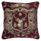 Coussin "Regal Stag Rouge"