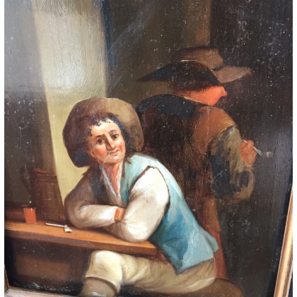 Paintings | Pair of paintings, ‘Interior Scenes’, Moinat SA  – Antiques and home décor