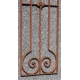 Grille en fer forgé