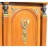 Empire-style bookcase, 3 doors, with black marble top, by  Moinat SA  - Antiques and home décor