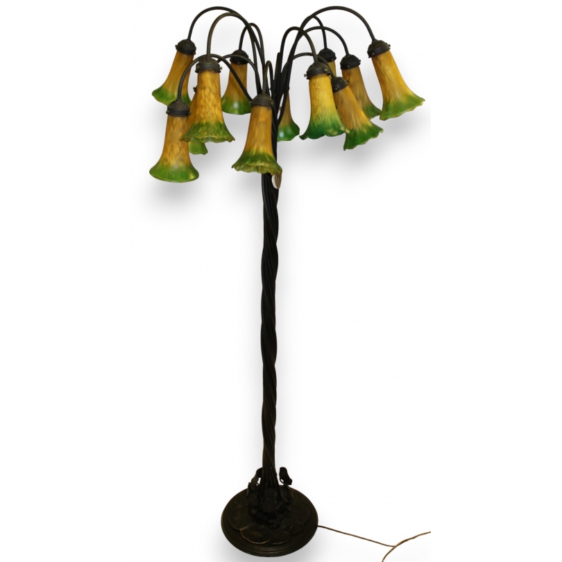  Lampadaire "Lili Flower" à 12 lumières sur  Moinat SA  - Antiquités décoration