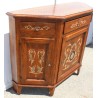  Buffet à 3 portes, décor fleurs peint sur  Moinat SA  - Antiquités décoration