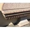 Large wall fountain in pink marble, with fluted decoration, by  Moinat SA  - Antiques and home décor