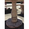 Round table or pedestal table in pink marble at  Moinat SA  - Antiques and home décor