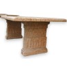  Table rectangulaire en marbre rose sur  Moinat SA  - Antiquités décoration