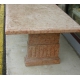 Table rectangulaire en marbre rose