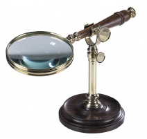 Magnifying Glass With Stand, Bronzed