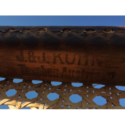 Fauteuil à bascule en bois thermoformé KOHN