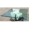  Table basse formée d'un élément en pierre sculpté sur  Moinat SA  - Antiquités décoration