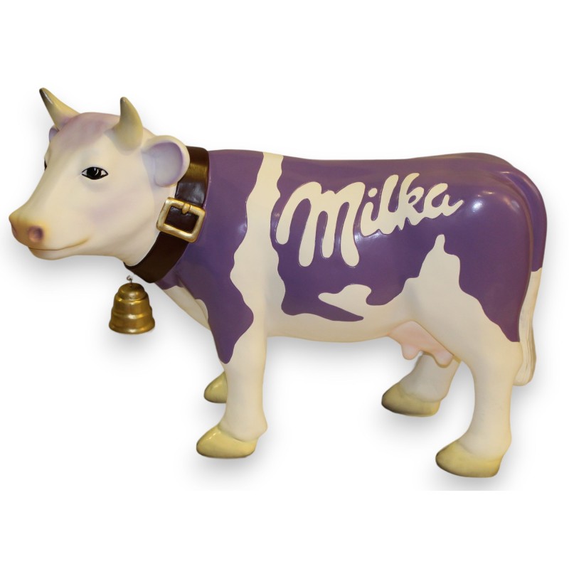 Vache en résine \"Milka\"
