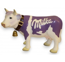 Vache en résine "Milka"