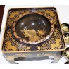 Moinat SA 出品的黑色与金色漆艺插花架 - 古董与装饰品