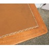  Bureau style Louis-Philippe en noyer, dessus cuir sur  Moinat SA  - Antiquités décoration
